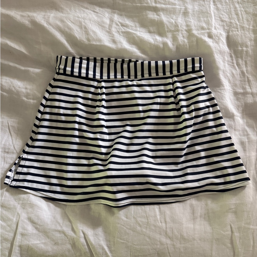 NWOT J.Crew Swim Skirt in Navy Stripe, S - Picture 6 of 6